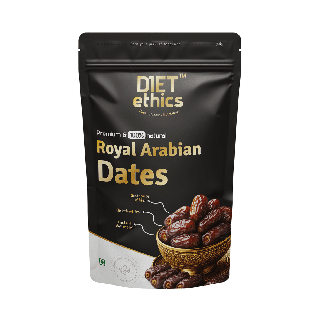 Diet Ethics Royal Arabian Dates 400g – Natural energy dates rich in iron and micronutrients