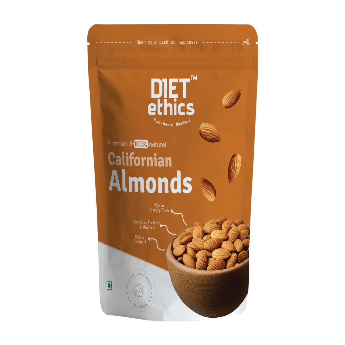 Californian Almonds premium dry fruit pack