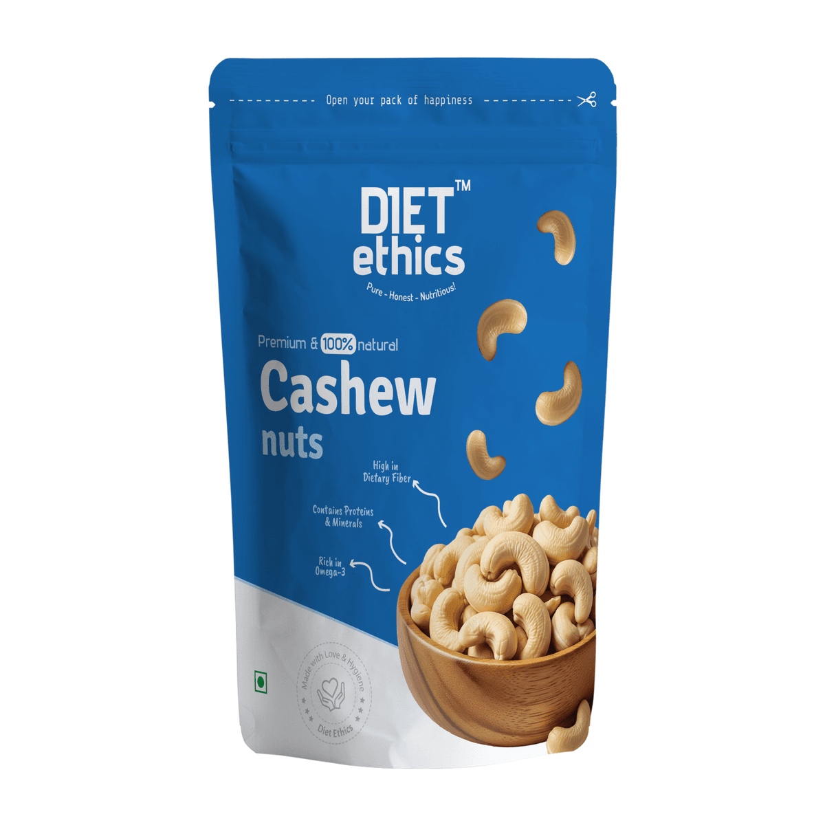 Whole Cashew nuts premium dry fruit pack