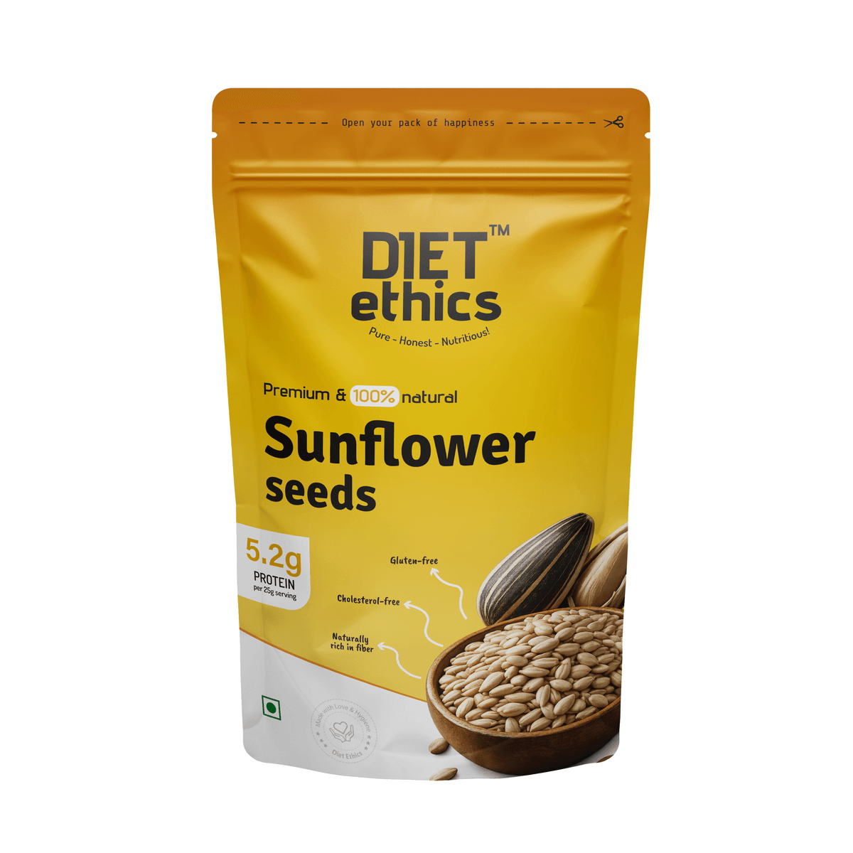 Premium Sunflower Seeds 200g premium dry fruit pack